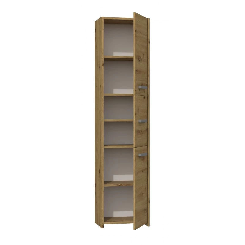 Topeshop S43 ARTISAN kúpeľňová úložná skrinka dub