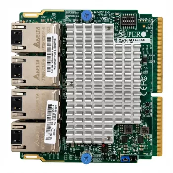 Super Micro Supermicro AOC-MTG-i4S - sieťový adaptér - 10 Gigabit SFP+ x 4 (AOC-MTG-I4S-O)
