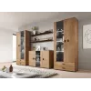 Cama komoda 120 cm SOHO S7 lefkas dub/čierna