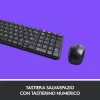 Logitech Wireless Combo MK220 - súprava klávesnice a myši - bezdrôtová - 2,4 GHz - talianska - tmavosivá (920-003721)
