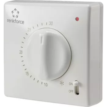 Izbový termostat Renkforce TR-93 programovateľný, teplotný rozsah 5–30°C