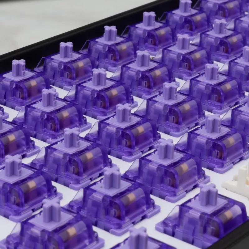 White Shark Purplepulse mechanické spínače, 65 ks