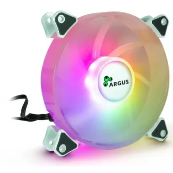INTER-TECH Argus RGB sada ventilátorov RS-06 120 mm 3 balenie biela ARGB s ovládačom