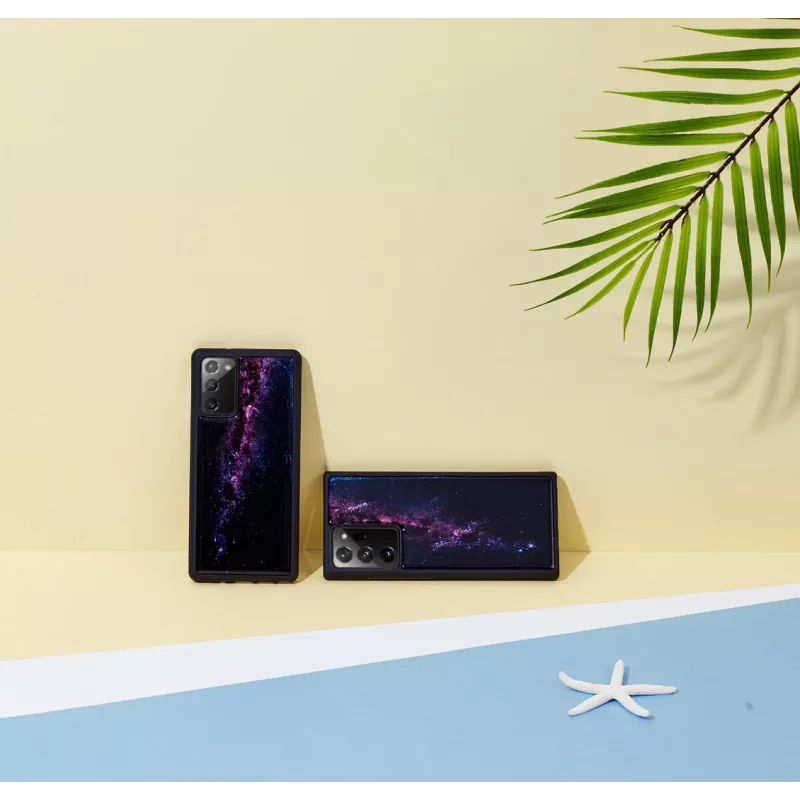 Ochranné puzdro iKins pre Samsung Galaxy Note 20 — Milky Way čierne
