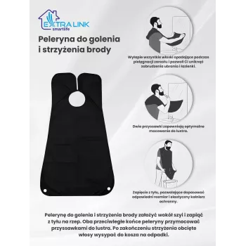 Extralink Zástera na holenie a strihanie, čierna