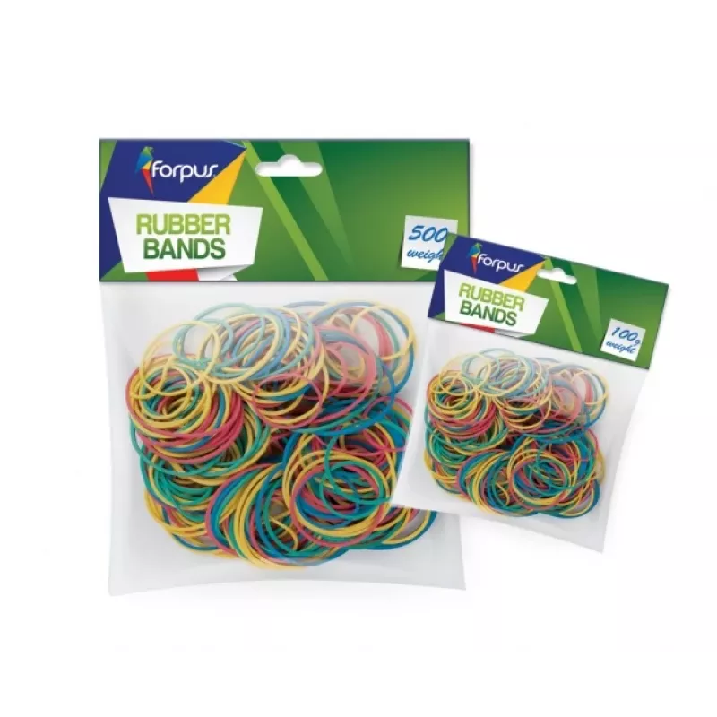Gumička Forpus FO80105 viacfarebná 100 g blister