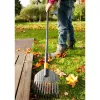 QuikFit hrable na listy, malé čierne/oranžové, 22 cm