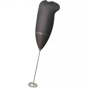 Clatronic MS 3089 na batérie šľahač mlieka, čierna/nehrdzavejúca oceľ