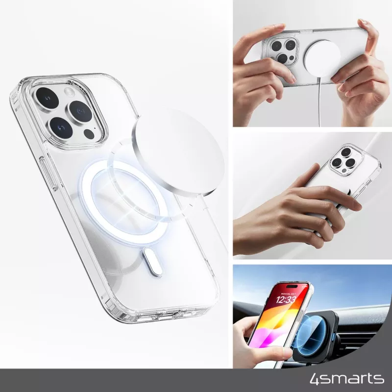 4smarts 540604 - puzdro - Apple - iPhone 15 Pro - 15,5 cm (6.1) - transparentné