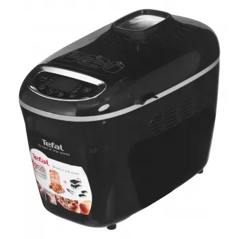 Automat na pečenie chleba Tefal PF611838 — 1600 W, kapacita 1,5 kg, 19 programov, dotykové ovládanie, čierna