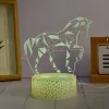 Manta SNL116RGB RGB 3D kôň dekoratívna LED lampa