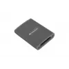 Transcend RDE2 čítačka kariet USB 3.2 Gen 2 Type-C sivá