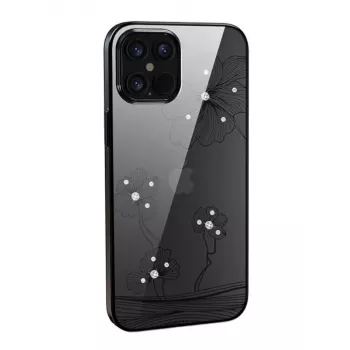 Ochranné puzdro Devia Crystal Flora pre iPhone 12 mini — čierna
