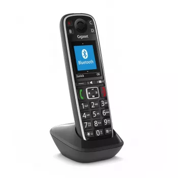 Gigaset E720HX analógový/DECT telefón so zobrazením čísla čierny