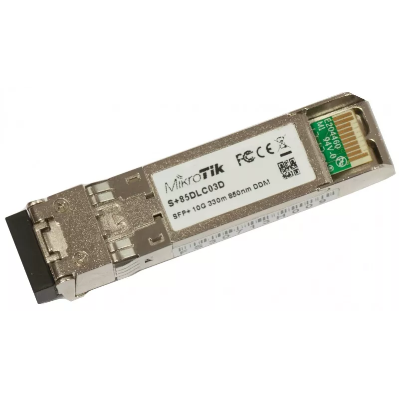 MikroTik S+85DLC03D - SFP+ transceiver modul - 10 GigE - SFP+ / LC Multi-Mode - až do 300 m - 850 nm