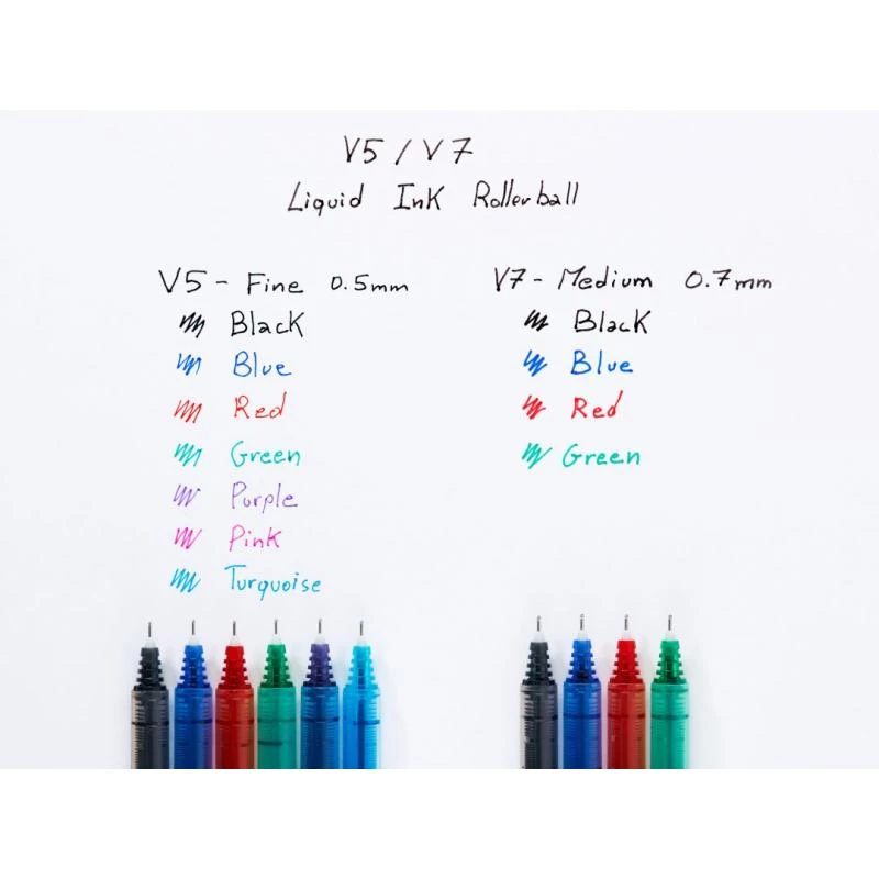 Pilot Hi-Tecpoint V5 BX-V5-L pero typu roller s vrchnákom, modré