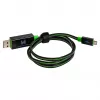 USB kábel RealPower A/Micro-USB B 0,75 m