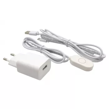 Napájací zdroj/adaptér RealPower 511601 – interiér, vstup 100–240 V 50/60 Hz, kábel 1,6 m