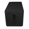 Káblový box organizér, čierny