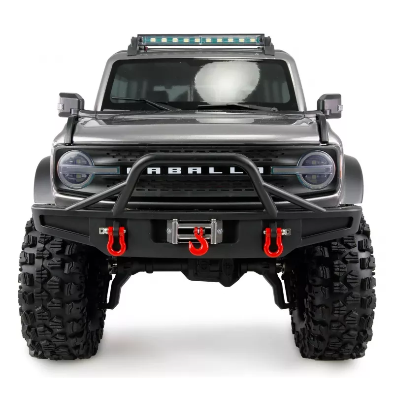 Rádiom ovládaný crawler Amewi AMXRock Caballo 4WD 1:10 metalická sivá