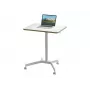 Doska počítačového stola Leitz 65360001 štvorcová hliník biela 600x800x750mm