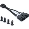 Fractal Design Venturi HP-12 PWM 120 mm ventilátor do skrine – čierny