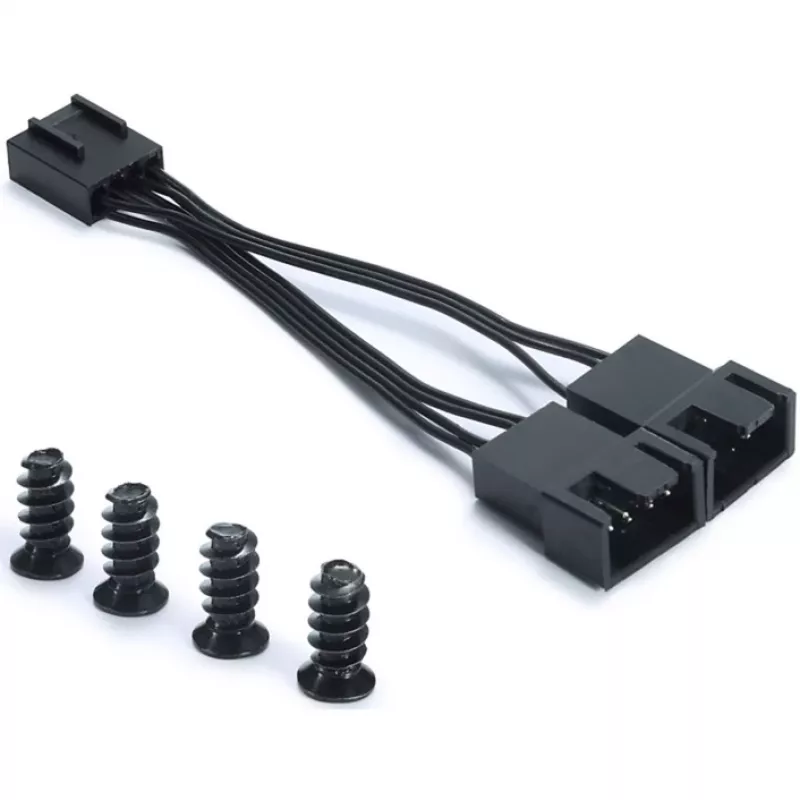 Fractal Design Venturi HP-12 PWM 120 mm ventilátor do skrine – čierny