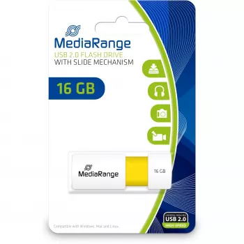 USB kľúč MediaRange 16 GB USB Type-A 2.0 MR972