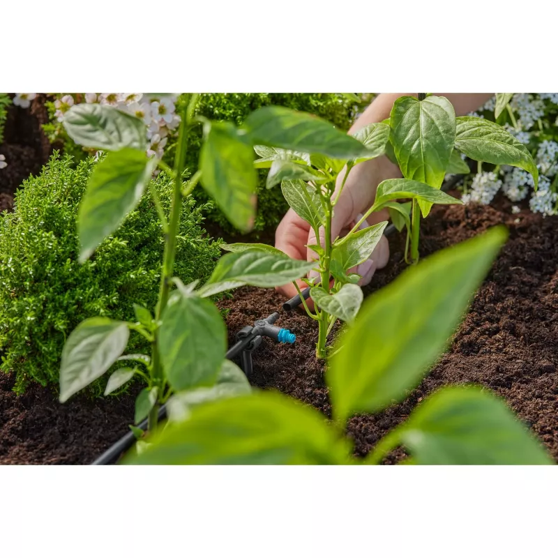 Zavlažovacie kvapkadlo Gardena 13317-20 2 l/h čierna in-line montáž