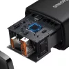 Indoor USB rýchlonabíjačka Baseus CCXJ-B01 – 2 porty (USB-C PD 20W + USB-A QC3.0 18W), 100–240 V, čierna