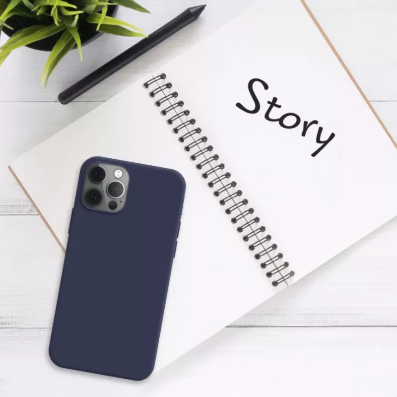 Fixed Story | Zadný kryt | Apple | iPhone 16 Pro | Pogumovaný | Modrá