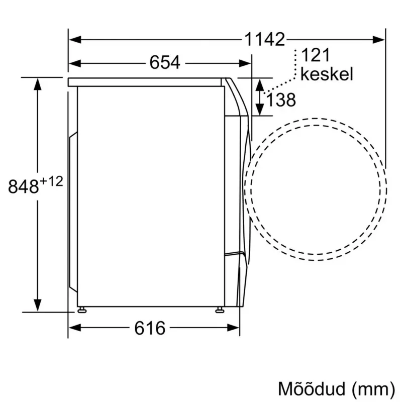 Bosch WNC254ARSN práčka so sušičkou 10,5 kg / 6 kg 1400 ot./min sivá