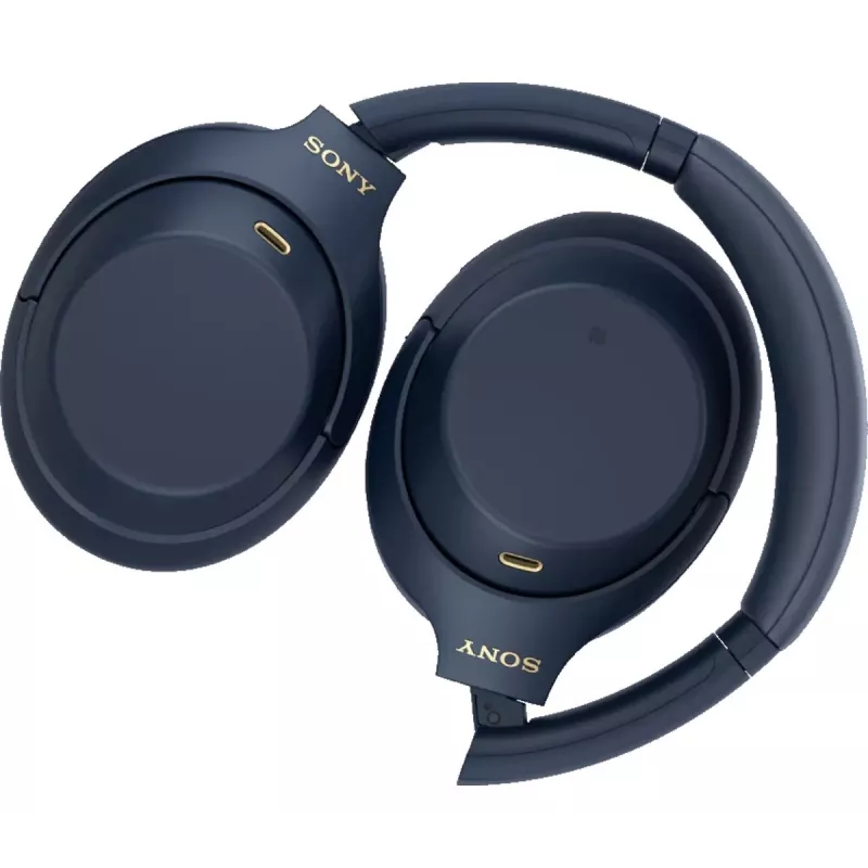 Slúchadlá Sony WH1000XM4L.CE7, circumaurálne, káblové & bezdrôtové (Bluetooth, USB-C), modré, cez hlavu