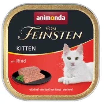 Animonda Vom Feinsten Kitten Beef mokré krmivo pre mačky 100 g