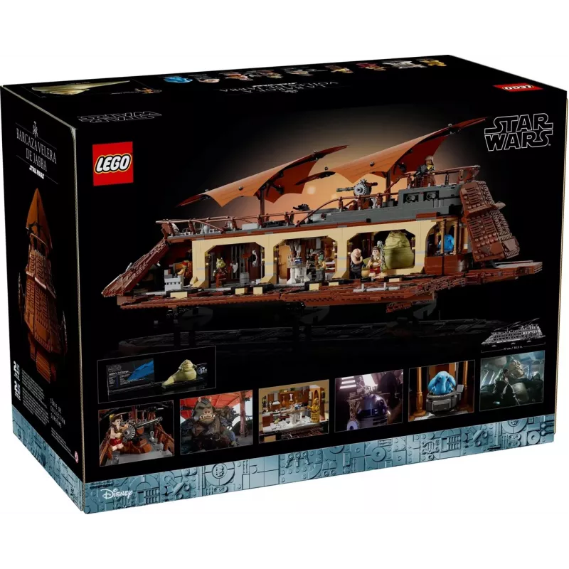 LEGO Star Wars sada Jabba's Barge 75397 – 3943 dielikov, 11 minifigúrok, vek 18+