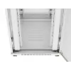 STOJANOVÁ RACK SKRIŇA 19 27U 800X1000 SIVÁ PERFOROVANÉ LCD DVIERKA LANBERG (plochý PACK)
