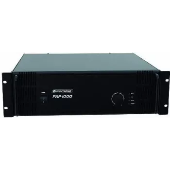 Zosilňovač Omnitronic PAP-1000 — 1000W ELA výkonový zosilňovač