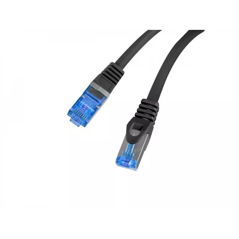 Sieťový kábel Lanberg PCF6A-10CC-0025-BK RJ45 Cat6a 0,25m čierny