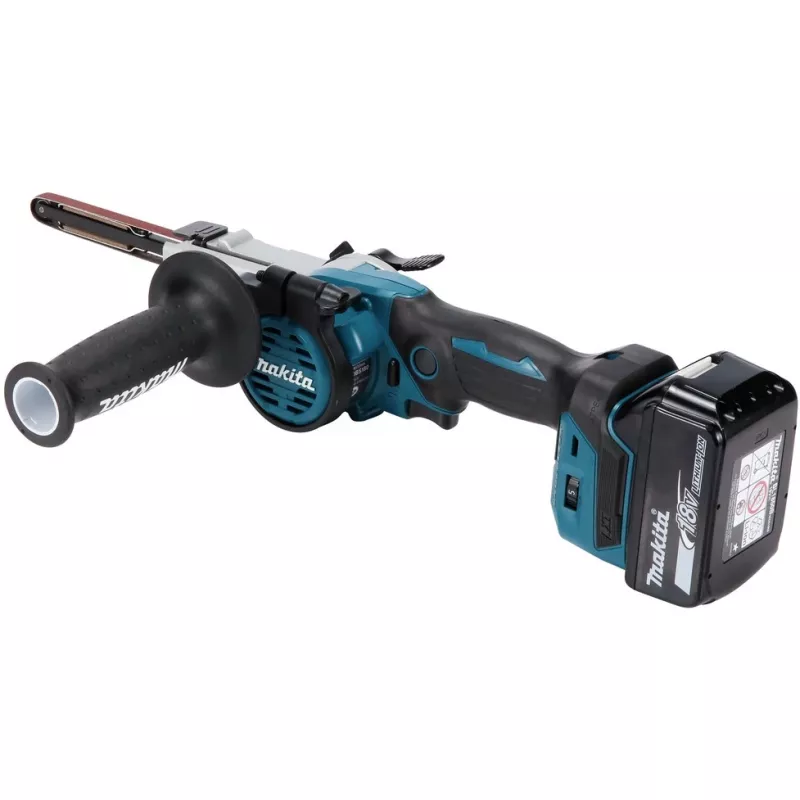 Makita DBS180Z akumulátorový pásový pilník, 18 V, čierna/modrá (bez akumulátora)
