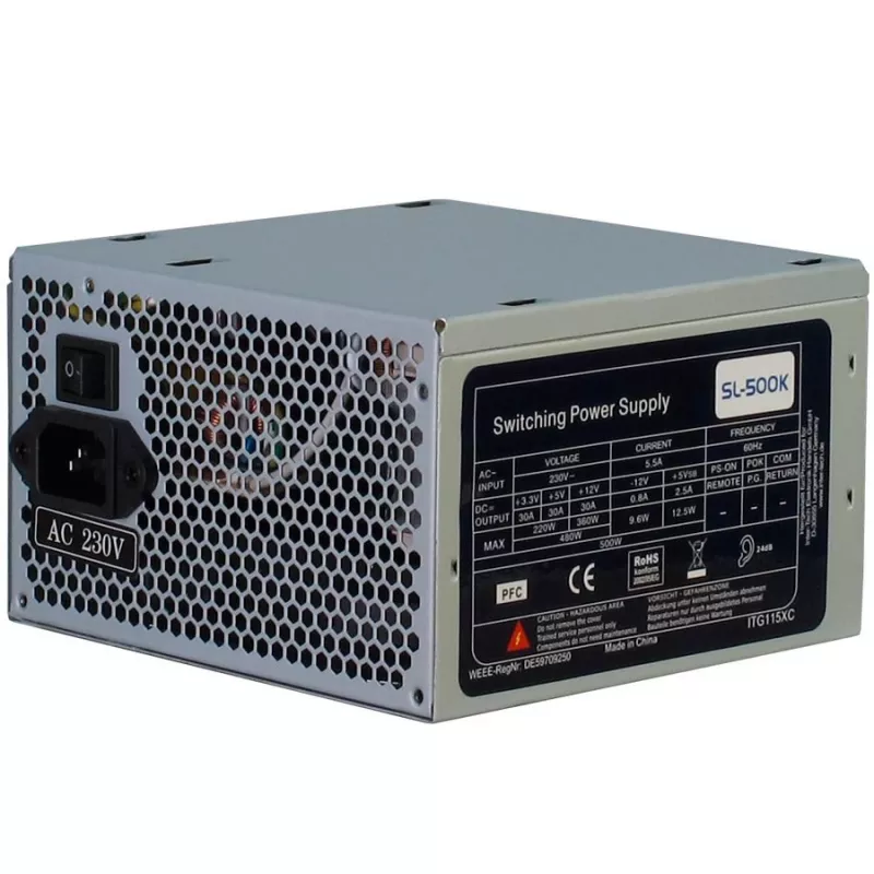 Napájací zdroj INTER-TECH SL-500K 500W s 120mm ventilátorom