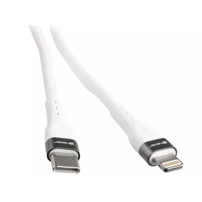 Kábel Type-C - Lightning 1 m biely