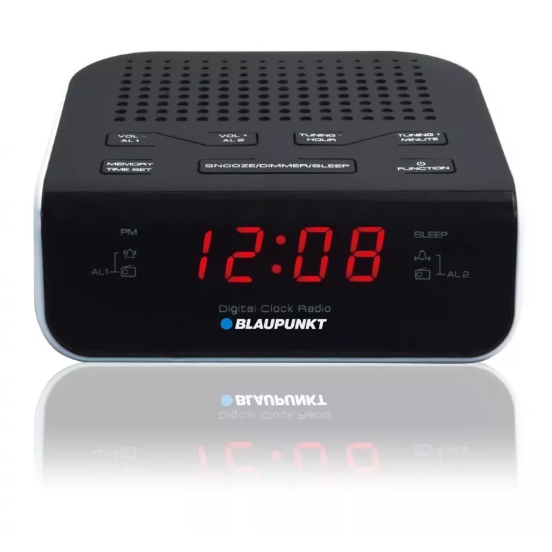 Blaupunkt CR5WH rádiobudík čierna, biela