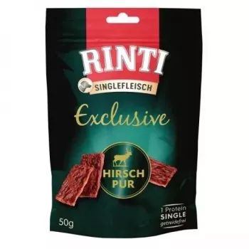RINTI Singlefleisch Exclusive Hirsch - psí pamlsky - 50 g
