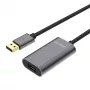 USB kábel UNITEK Y-271 5 m USB 2.0 sivý