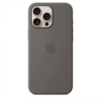 Silikónové puzdro s MagSafe pre iPhone 16 Pro Max - kamenná sivá