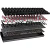 Deltaco GAM-100-DE - 65% - USB + Bluetooth - mechanický switch - QWERTZ - RGB LED - čierna