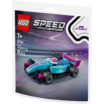 30734 Speed Champions F1 ACADEMY mini auto, stavebnica Polybag