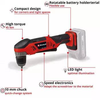 Einhell TE-AD 18 Li 1100 RPM 1,22 kg čierna, červená