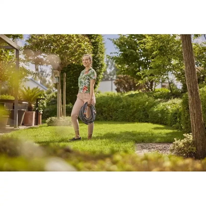 Gardena Liano záhradná hadica 25 m PVC čierna sivá nadzemná