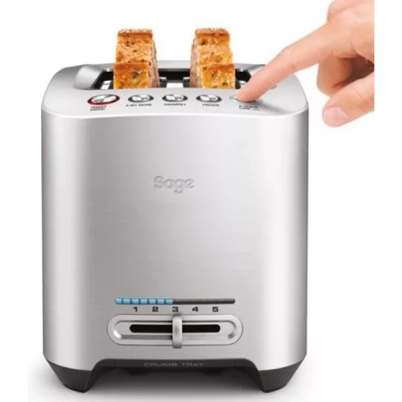 Sage the Smart Toast 5 2-slotový strieborná